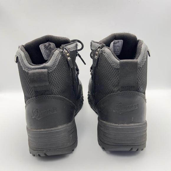Danner Scorch Side-Zip Tactical Boots Black Waterproof Leather‎ Mens 11.5 EE